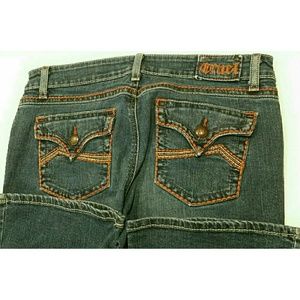 CRUEL GIRL BUTTON FLAP POCKET JEANS SIZE 11